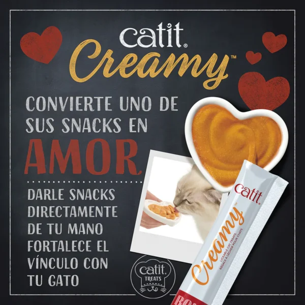 Snacks cremosos para gatos Catit Creamy – 15 Tubos Mixto - Imagen 2