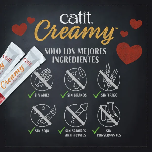 Snacks cremosos para gatos Catit Creamy – 15 Tubos Mixto - Imagen 3