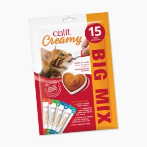 Snacks cremosos para gatos Catit Creamy – 15 Tubos Mixto