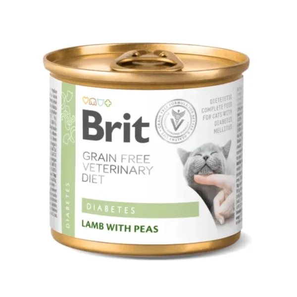 Brit GF Veterinary Diet Gato Latas Diabetes 200 g