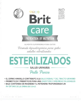 Brit Care Sterilised Salud Urinaria - Imagen 2