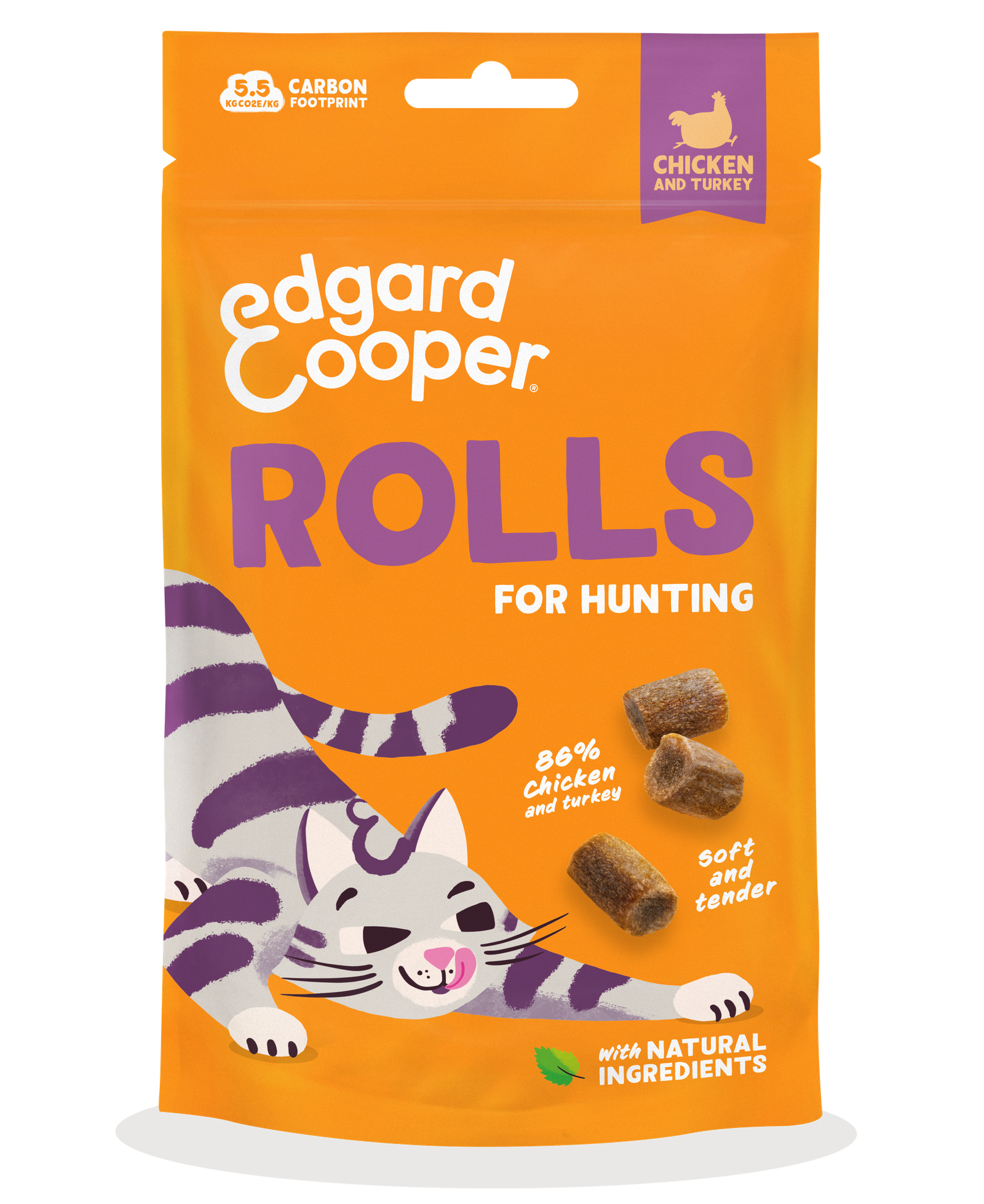 Edgard & Cooper rolls pollo y pavo